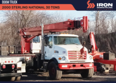 2000 STERLING NATIONAL 30 TONS BOOM TRUCK