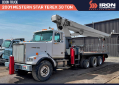 2001 STERLING TEREX 30 TONS BOOM TRUCK