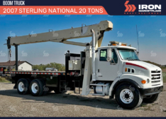 2007 STERLING NATIONAL 20 TONS BOOM TRUCK