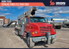 2003 STERLING TEREX 23.5 TONS BOOM TRUCK