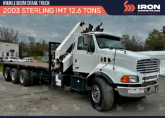 2003 STERLING IMT 12.6 TONS BOOM TRUCK